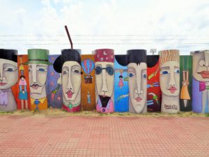 URUGUAY: Streetart Colonia del Sacramento – Open Air Streetart Gallery at Suppici Stadium