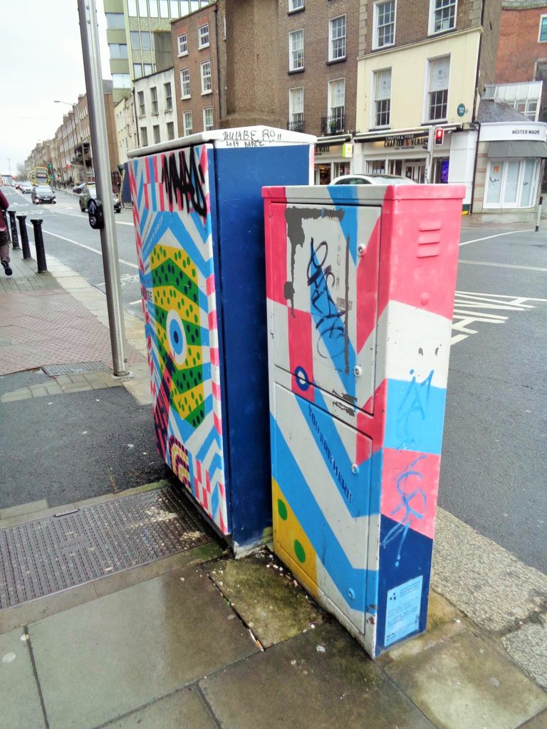 IRELAND Streetart Dublin Creative Electricity Boxes Vagabundler