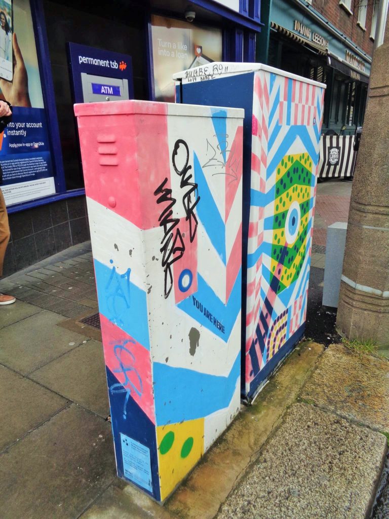 IRELAND Streetart Dublin Creative Electricity Boxes Vagabundler