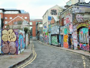 IRELAND: Streetart Dublin – Liberty Lane – Spray Wonderland – Artist Open Air Gallery
