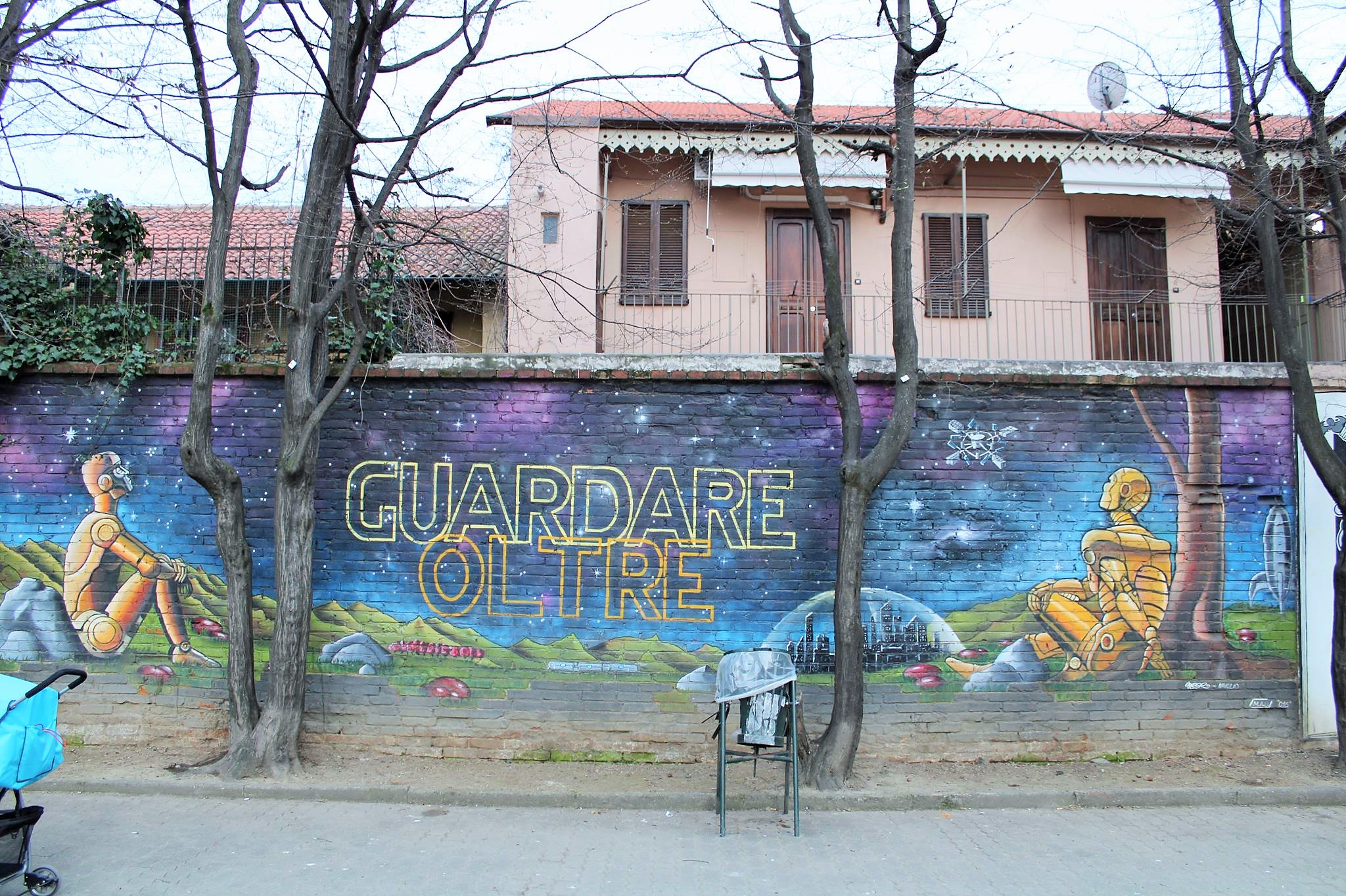 ITALY: Streetart Turin - Borgo Campidoglio - Piazzetta Ludwik