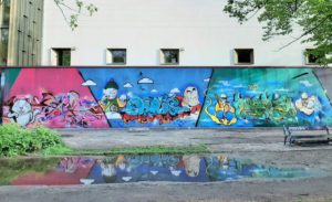GERMANY: Streetart Berlin – Fantastic Parkaue Art Space – Graffiti Wall, Theatre and Community Center