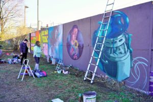 GERMANY: Streetart Berlin – EQUAL JAM – More than 85 artists painted at North Side Gallery