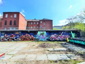 GERMANY: Streetart Berlin – Moabit – Am Poststadion – 21ER GALLERY – ARTIST ARCHIVE