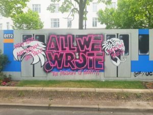 GERMANY: Open Air Graffiti Gallery – ALL WE WROTE – 5 Countries & 36 Artists