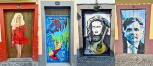 PORTUGAL: Madeira Island – Streetart Funchal – Colorful Doors Project – artE pORtas abErtas