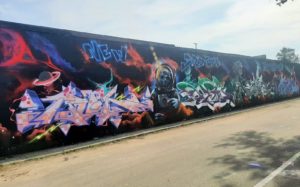 GERMANY: Berlin Graffiti – Charlottenburg – Fantastic Hall of Fame at the Mierendorf Insel – Jungfernheide