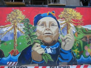 CHILE: Streetart Santiago – Barrio Lastarria – GAM Complex – Centro Cultural Gabriela Mistral