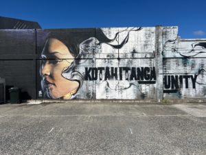 NEW ZEALAND: Streetart Whangārei – Street Prints Manaia Festival – Tuia te muka Tāngata