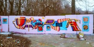 GERMANY: Streetart Berlin – Wedding – Legendary Graffiti Wall at Napoleonkai and Allée du Stade