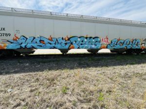 USA: Biltmore Train Writing – Urban art at the Tracks – Fantastic Yard Graffiti