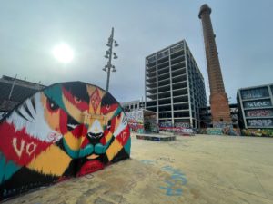 SPAIN: Streetart Barcelona – Tres Xemeneies – Skatepark Graffiti & Hall of Fame Archive