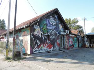 SERBIA: Streetart Belgrade – Bulevar Despota Stefana 121 – BEOWALLZ – Graffiti Shop, Creative Meeting Place & Urban Art House