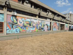 SERBIA: Streetart Belgrade – Novi Beograd – Faculty of Dramatic Arts – Creative Art Hot Spot