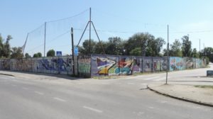 SERBIA: Streetart Novi Sad – Fruškogorska – FC Kabel Soccer Field – Graffiti Hall of Fame