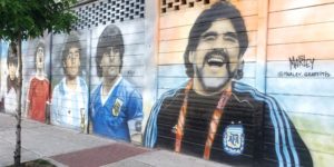 ARGENTINA: Streetart Buenos Aires – Villa General Mitre – Estadio Diego Armando Maradona – MARLEY’s Tribute Gallery