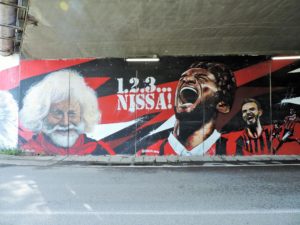 FRANCE: Streetart Saint Isidore – Jardiniers Tunnel – Tour de France & OGC Nice – Tribute Murals