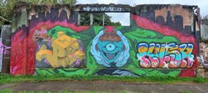 CHILE: Streetart Angol – Manuel Jarpa Transformation – Urban Art Teamwork – GEP, KUSH & ZEN