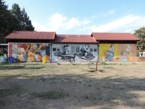 NORTH MACEDONIA: Streetart Kumanovo – Razvigorche Urban Art Kindergarten – FORMA CREW