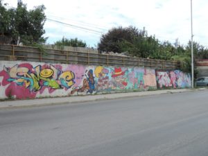 NORTH MACEDONIA: Streetart Skopje – Karpoš – Vojvoda Vasil Chakalarov – Graffiti Hall of Fame