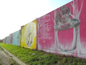 GERMANY: Streetart Dortelweil – Was ist Liebe – Philosophical Mural Series Gallery – INDIAN