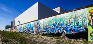 GERMANY: Streetart Lemwerder – Aussichtsturm Flood Barrier – Weser Side Gallery – Farbflut Festival