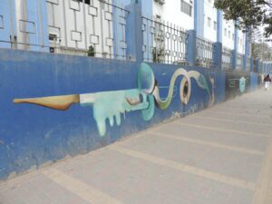 NEPAL: Kathmandu – Streetart Indra Chowk – Graffiti and Urban Art Collection